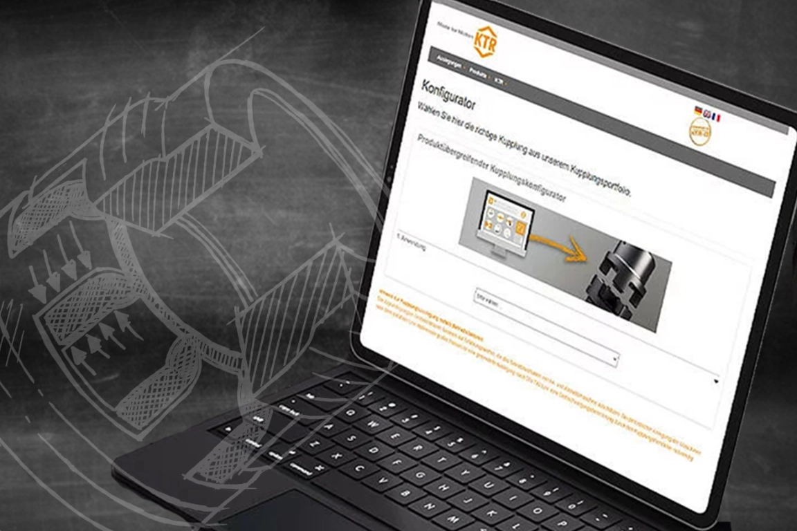 ⁣Allsteel gear coupling GEARex DH by KTR Systems