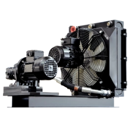Product image Oil-air cooler cooling-pumping unit type OPC2 cooling systems Bypass flow cooling with a separately driven pump Product image Oil-air cooler cooling-pumping unit type OPC2 cooling systems Bypass flow cooling with a separately driven pump