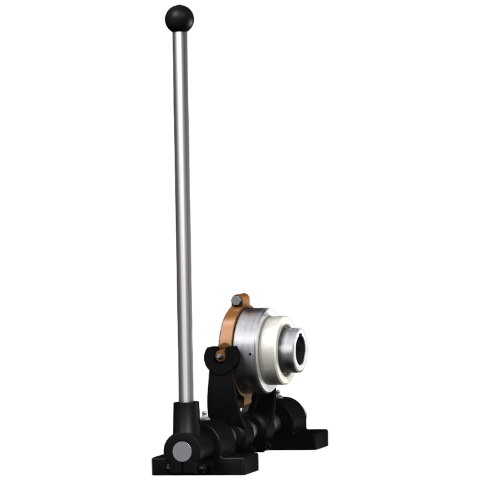 Produktbild BoWex SD1 Bogenzahnkupplung Schaltbare Kupplung mit Schaltgestänge (im Stillstand) Produktbild BoWex SD1 Bogenzahnkupplung Schaltbare Kupplung mit Schaltgestänge (im Stillstand)