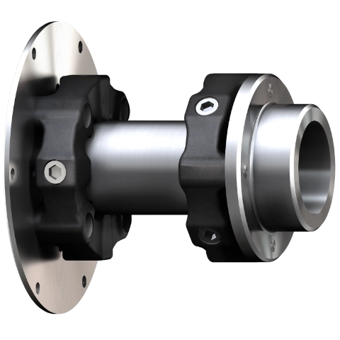 Product image Evolastic DFH high flexible couplings double-cardanic flange-to-shaft connection Product image Evolastic DFH high flexible couplings double-cardanic flange-to-shaft connection