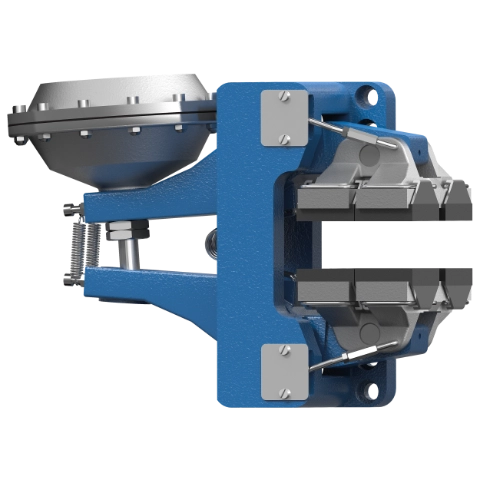 Produktbild KTR-STOP PB P-300-Axx-xx aktive, pneumatische Zangenbremse Produktbild KTR-STOP PB P-300-Axx-xx aktive, pneumatische Zangenbremse