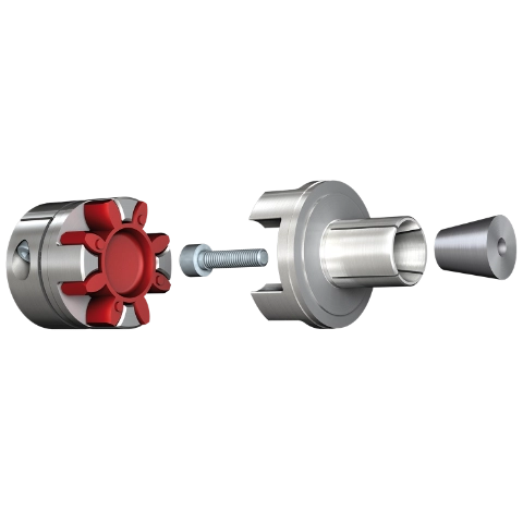 Produktbild ROTEXS GS Spreiznaben spielfreie Klauenkupplungen Spannsystem Hohlwellenverbindung Produktbild ROTEXS GS Spreiznaben spielfreie Klauenkupplungen Spannsystem Hohlwellenverbindung