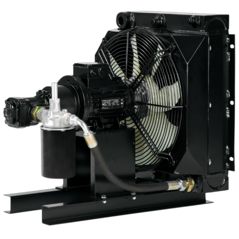 Produktbild ÖL-Luftkühler Kühl-Pump-Einheit OPC Kühlsysteme Nebenstromkühlung integrierte Pumpe Produktbild ÖL-Luftkühler Kühl-Pump-Einheit OPC Kühlsysteme Nebenstromkühlung integrierte Pumpe