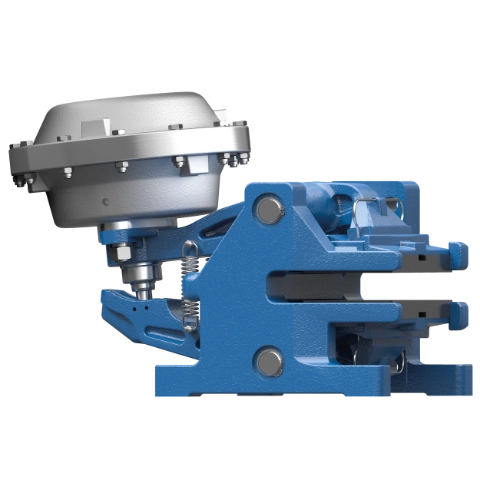 Produktbild KTR-STOP PB P-350-Axx-xx aktive, pneumatische Zangenbremse Produktbild KTR-STOP PB P-350-Axx-xx aktive, pneumatische Zangenbremse