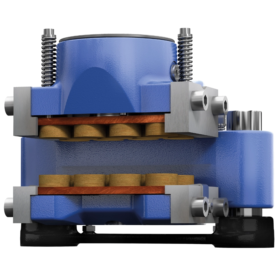 ⁣KTRSTOP® XSAF active floating caliper brake by KTR Systems