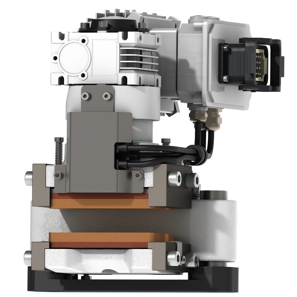 EMBSTOP XSAxxF active floating caliper brake by KTR Systems