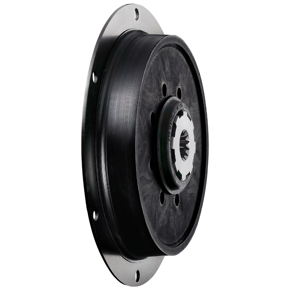 ⁣Onepiece, flexible flange coupling SAE connection KTR