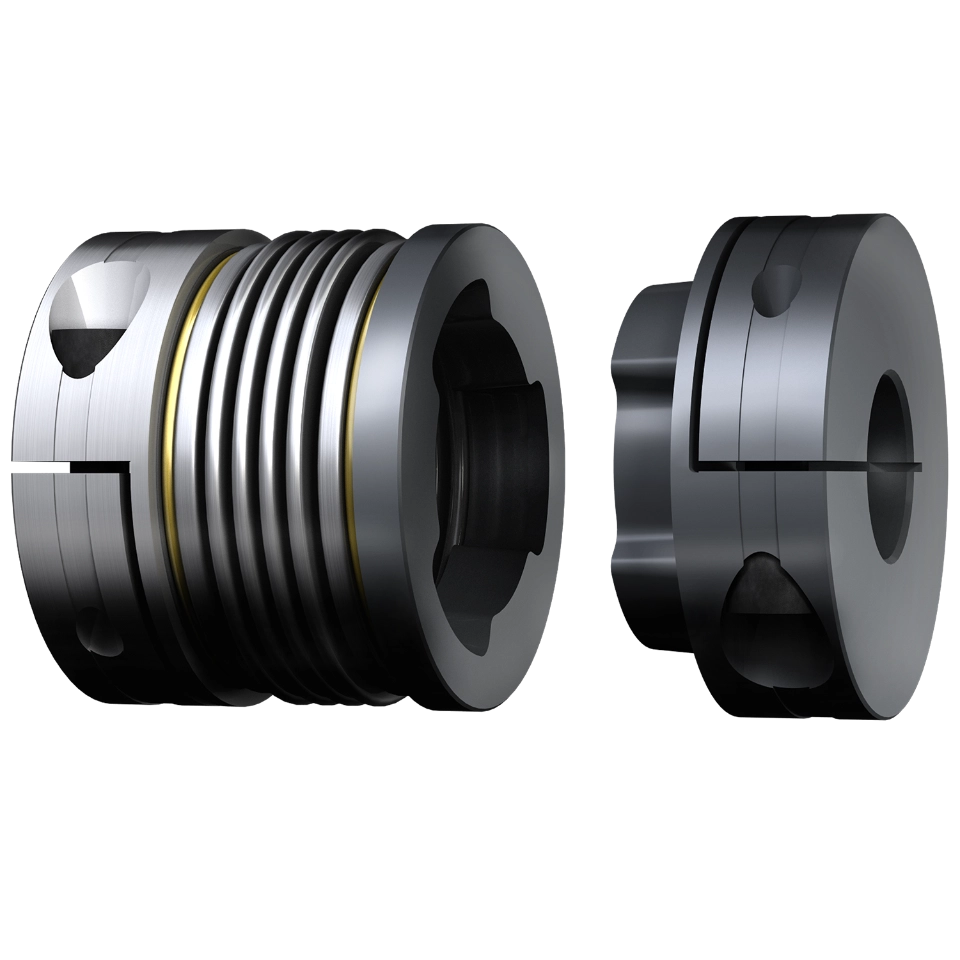 ⁣Backlashfree metal bellowtype coupling TOOLFLEX PI by KTR Systems