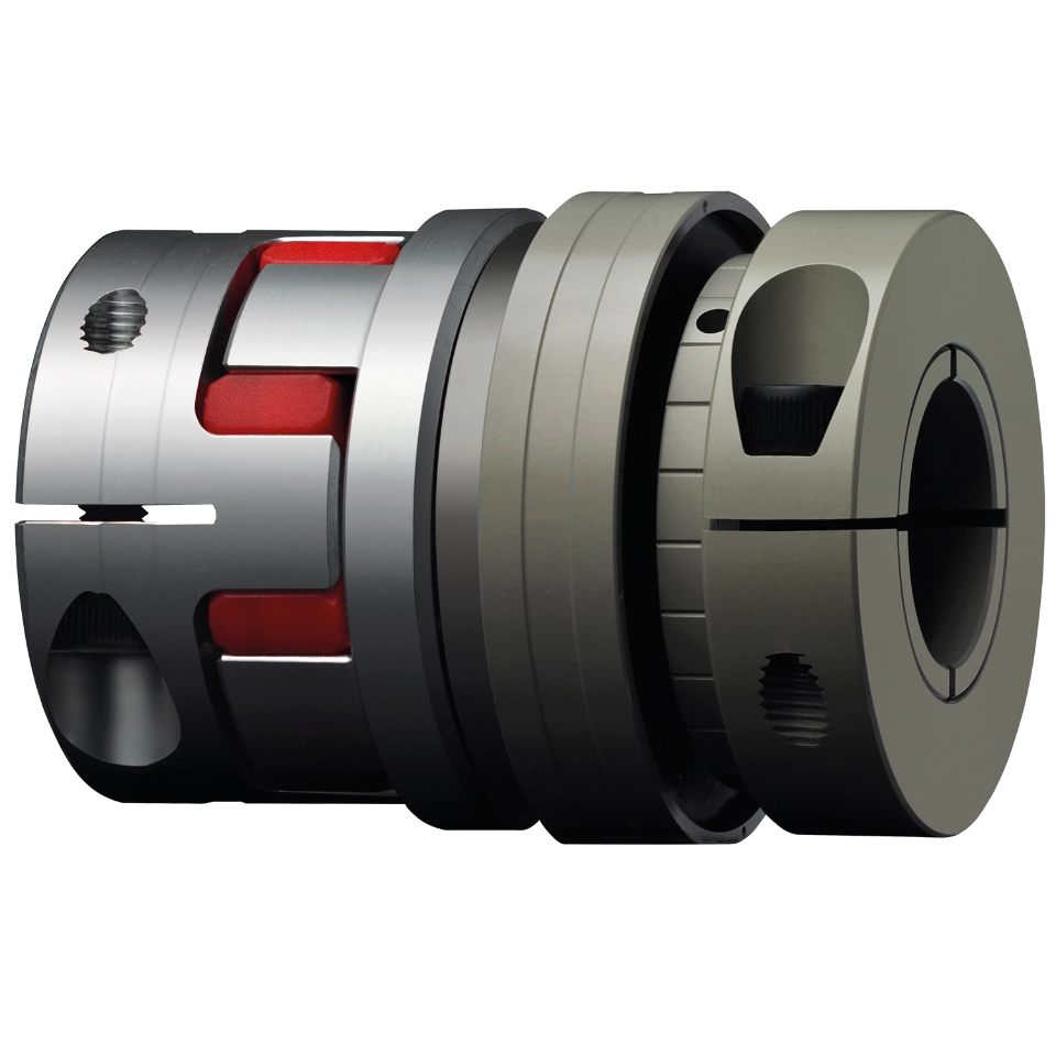 ⁣Safety coupling SYNTEX NC with ROTEX GS servo coupling KTR