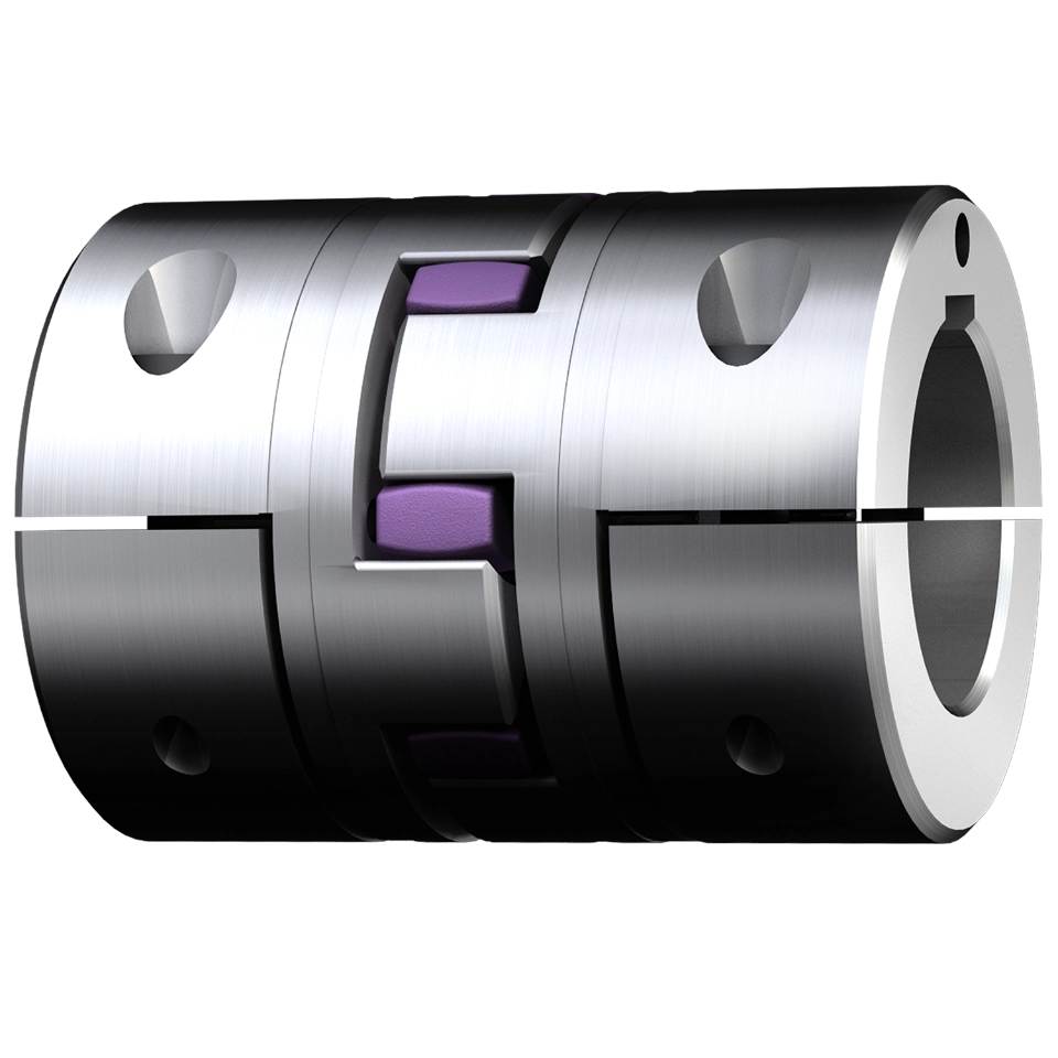 Torsionally flexible coupling with split hubs ROTEX® AH by KTR