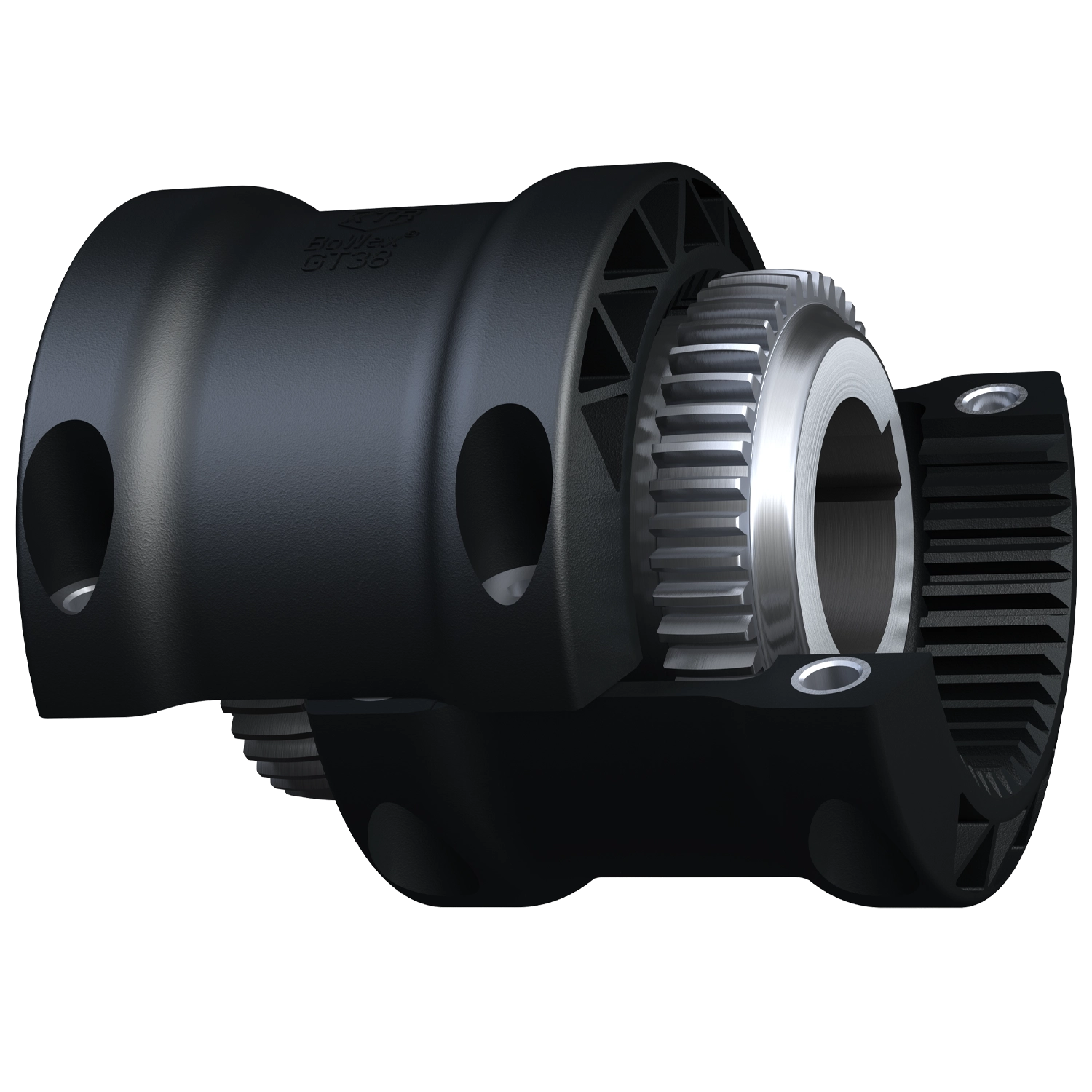 Imagem do produto BoWex GT Acoplamento de dentes curvos Manga CFK dividida para altas densidades de potência Imagem do produto BoWex GT Acoplamento de dentes curvos Manga CFK dividida para altas densidades de potência