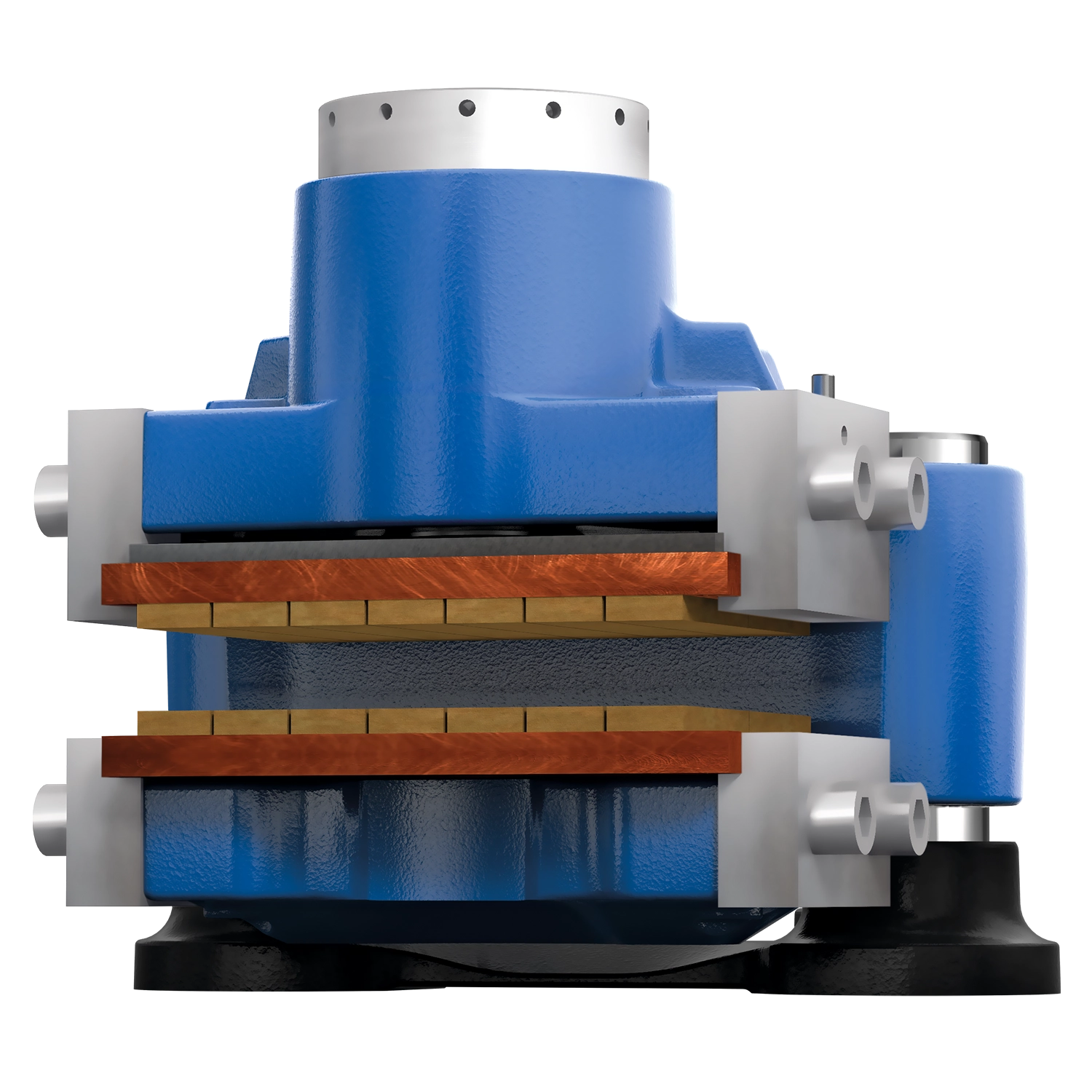 Image produit KTR-STOP M xxx F Freins passifs à étrier flottant Système de freinage hydraulique Image produit KTR-STOP M xxx F Freins passifs à étrier flottant Système de freinage hydraulique