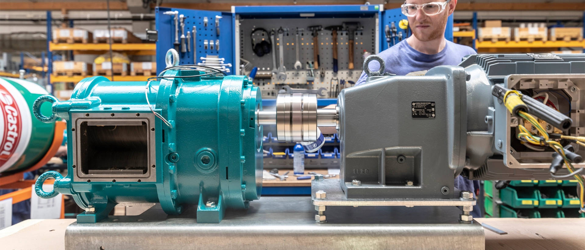 Börger Drehkolbenpumpe und ROTEX-Kupplung im Test Börger Drehkolbenpumpe und ROTEX-Kupplung im Test